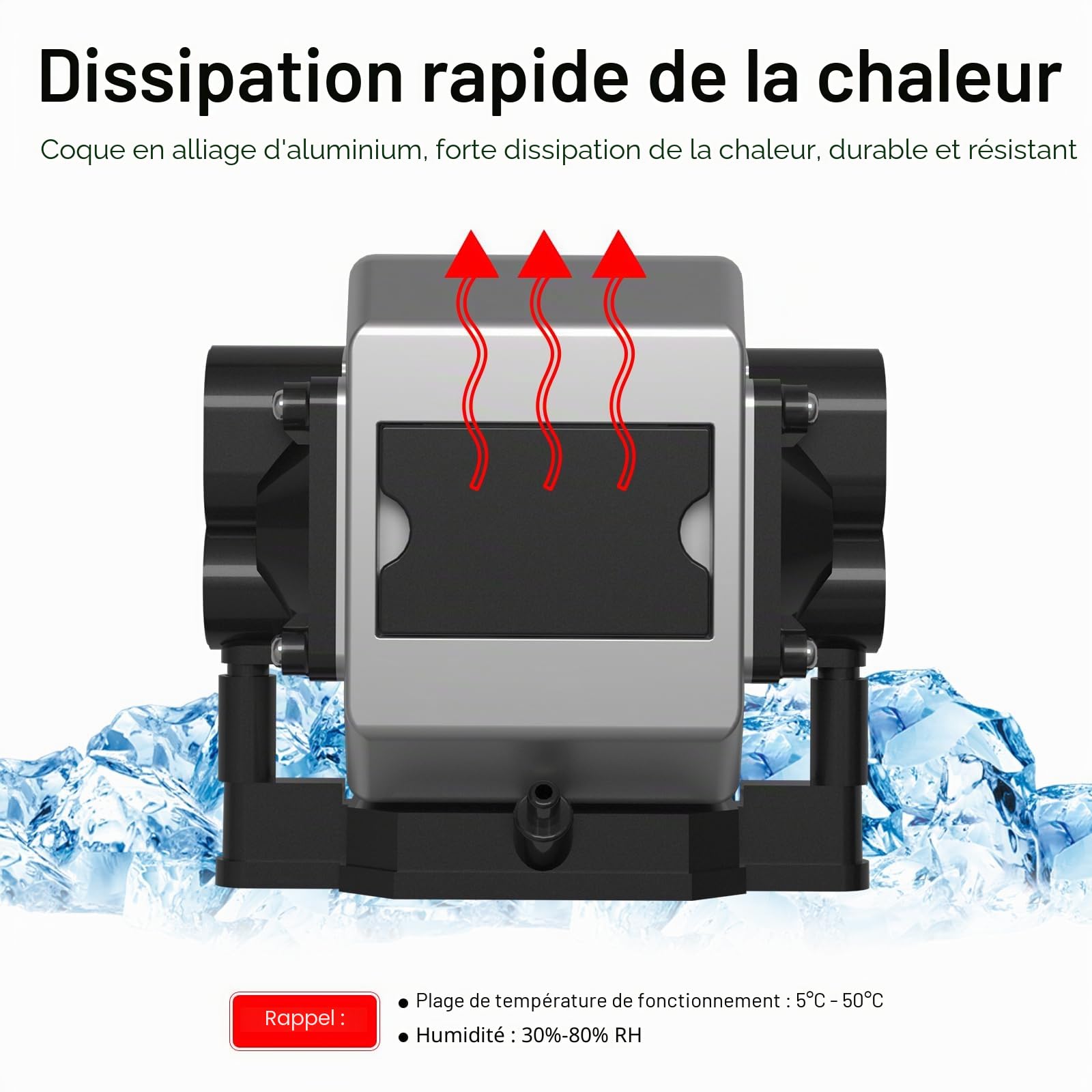 LASER TREE Air Assist, pompe à air pour découpeur et graveur laser, débit d'air réglable 10-30 L/Min pour la découpe et la gravure laser, coupe nette des bords lisses, 220V
