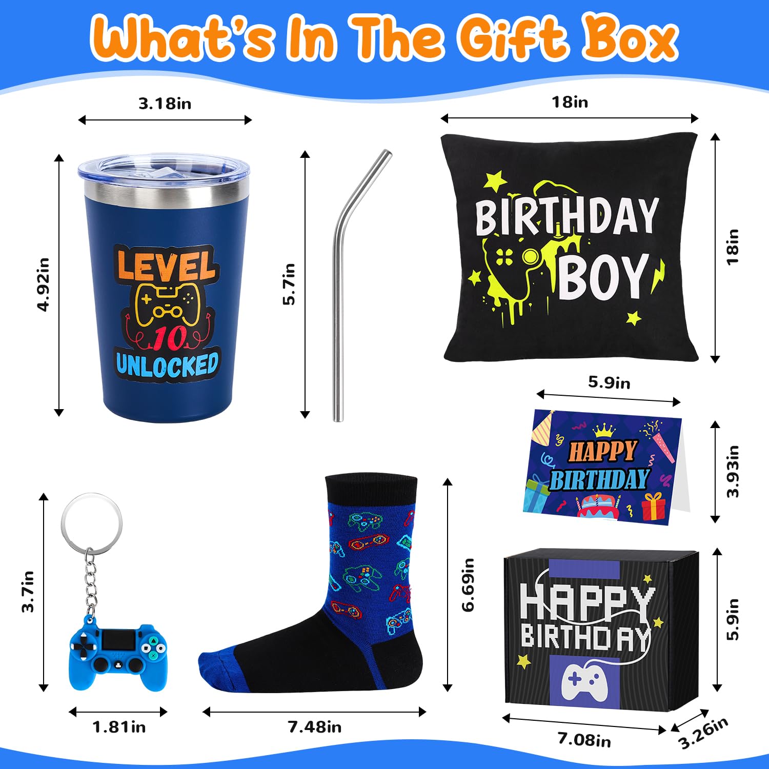 Ideas de regalo de cumpleaños para niños de 10 años, divertidas cestas de regalo de cumpleaños para jugadores de 10 años, diez ideas de regalo de cumpleaños para niños, hijo, nieto, sobrino, amigo,