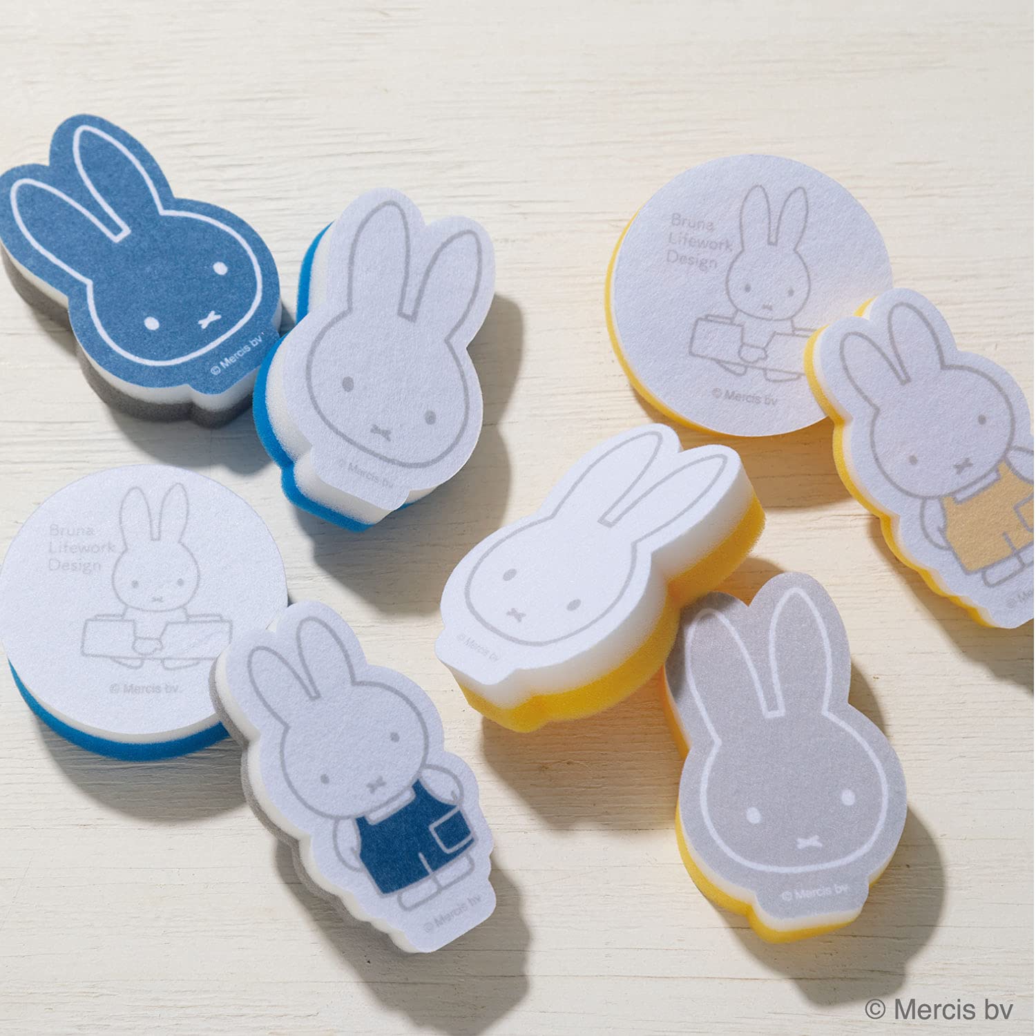 Amazon｜Bruna Lifework Design ミッフィースポンジ4P (ネイビー