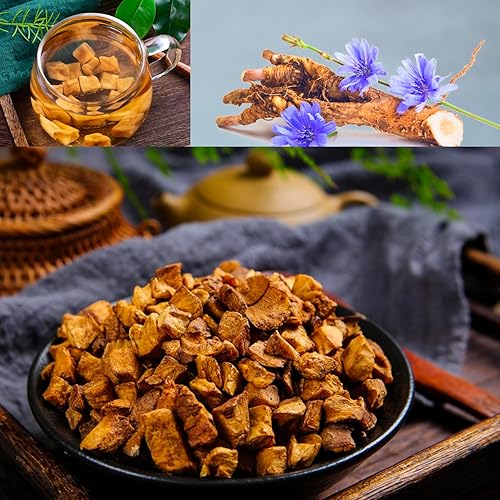 Miniatura 9 de TooGet Raíz de achicoria, raíz seca de achicoria pura y natural, sustituto del café en bolsa resellable a prueba de humedad, té de hierbas 100%