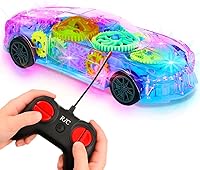 Vista 9 de Playbees Juguete de coche transparente iluminado, juguetes para niños autistas de 3 a 5 años, juguete sensorial para niños con autismo, juguetes