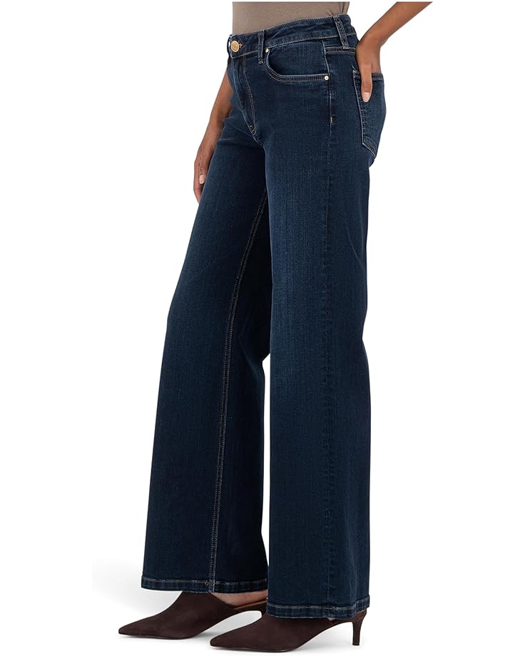KUT from the Kloth Petite Jean High Rise Wide Leg Clean Hem - #2 of 4