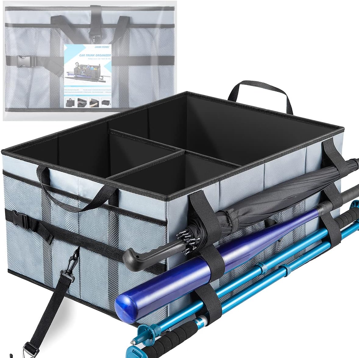 Buy Collapsible Trunk Organizer for auto, SUV, Truck, Minivan, With