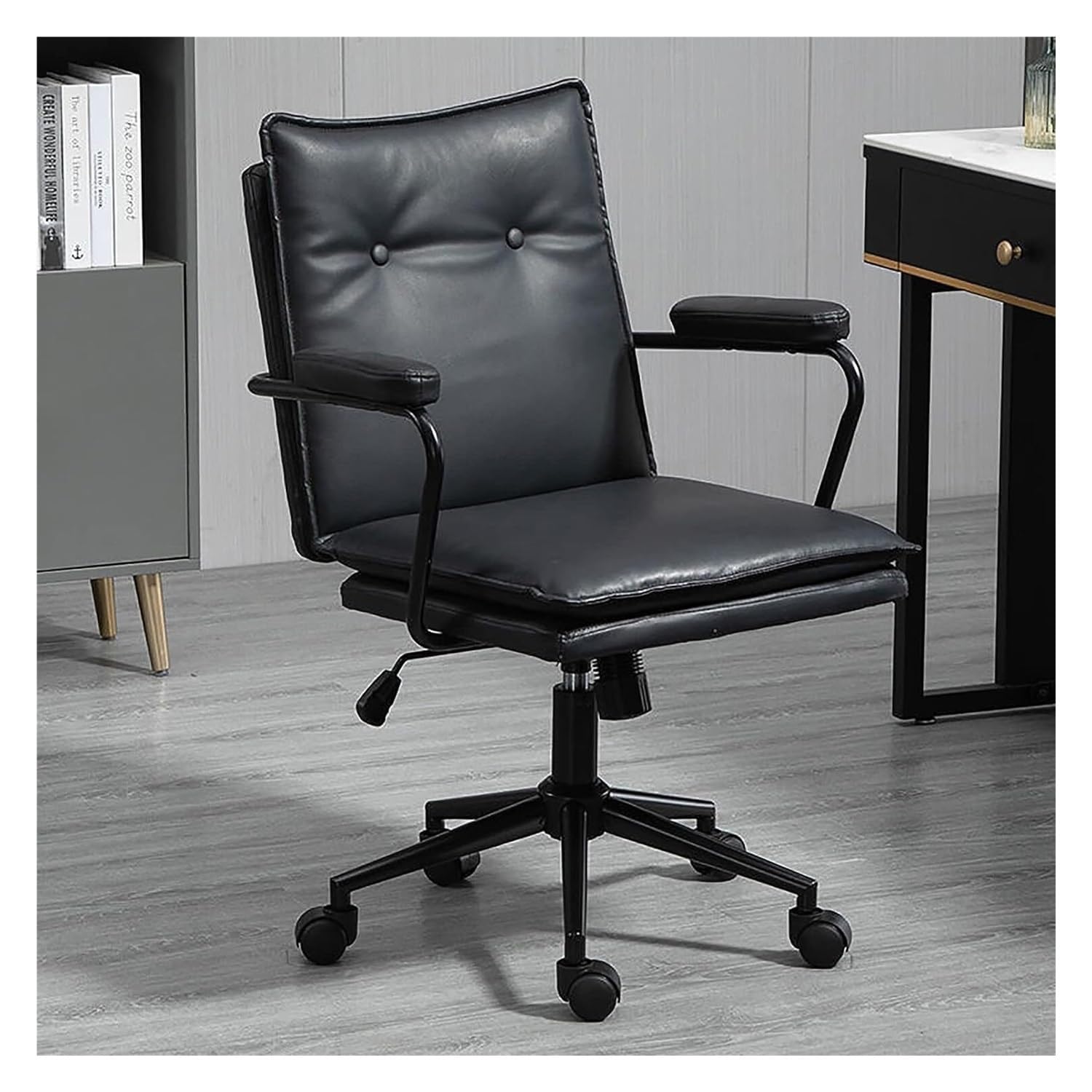 Chaise d'ordinateur de direction pour coin travail et vanité chic