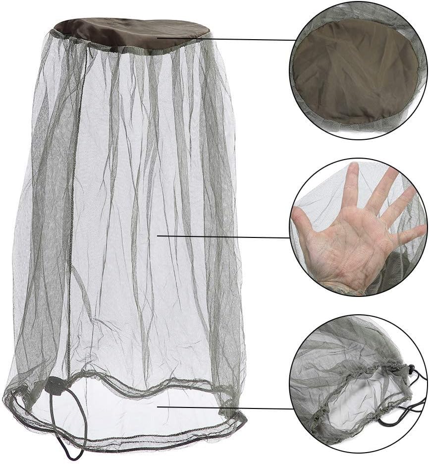2 Mosquito Head Net with Carry Bag