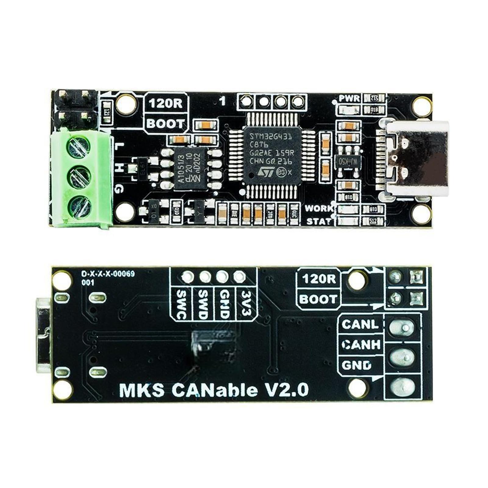 CANable 2.0 CANbus Transceiver USB Zu CAN Analysatoren CAN2.0 Serieller Controller CANable Basierend Auf STM32G431C8T6 Kostengünstig
