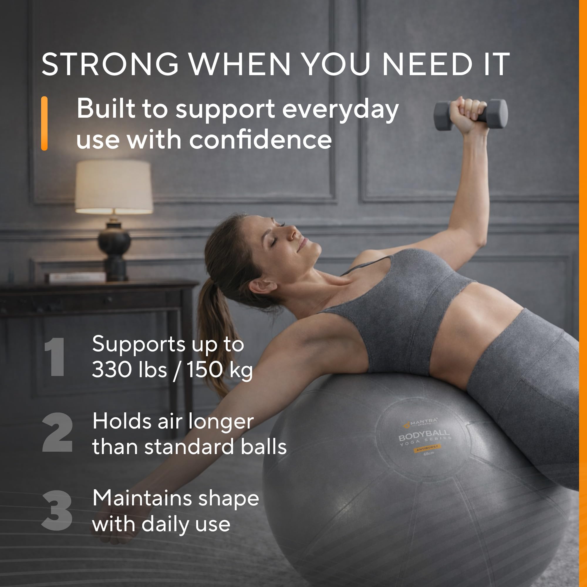 Palla da yoga, pilates, fitness, gravidanza, stabilità, equilibrio, riabilitazione, allenamento, casa, palestra, ufficio, sedia con pompa rapida inclusa