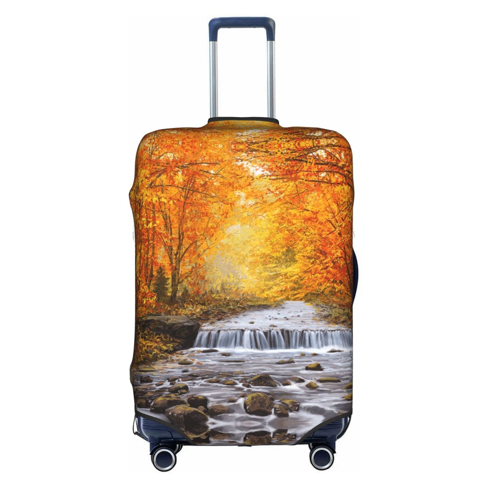Housse de valise anti-rayures Autumn River Park lavable pour bagages extensibles de toutes tailles