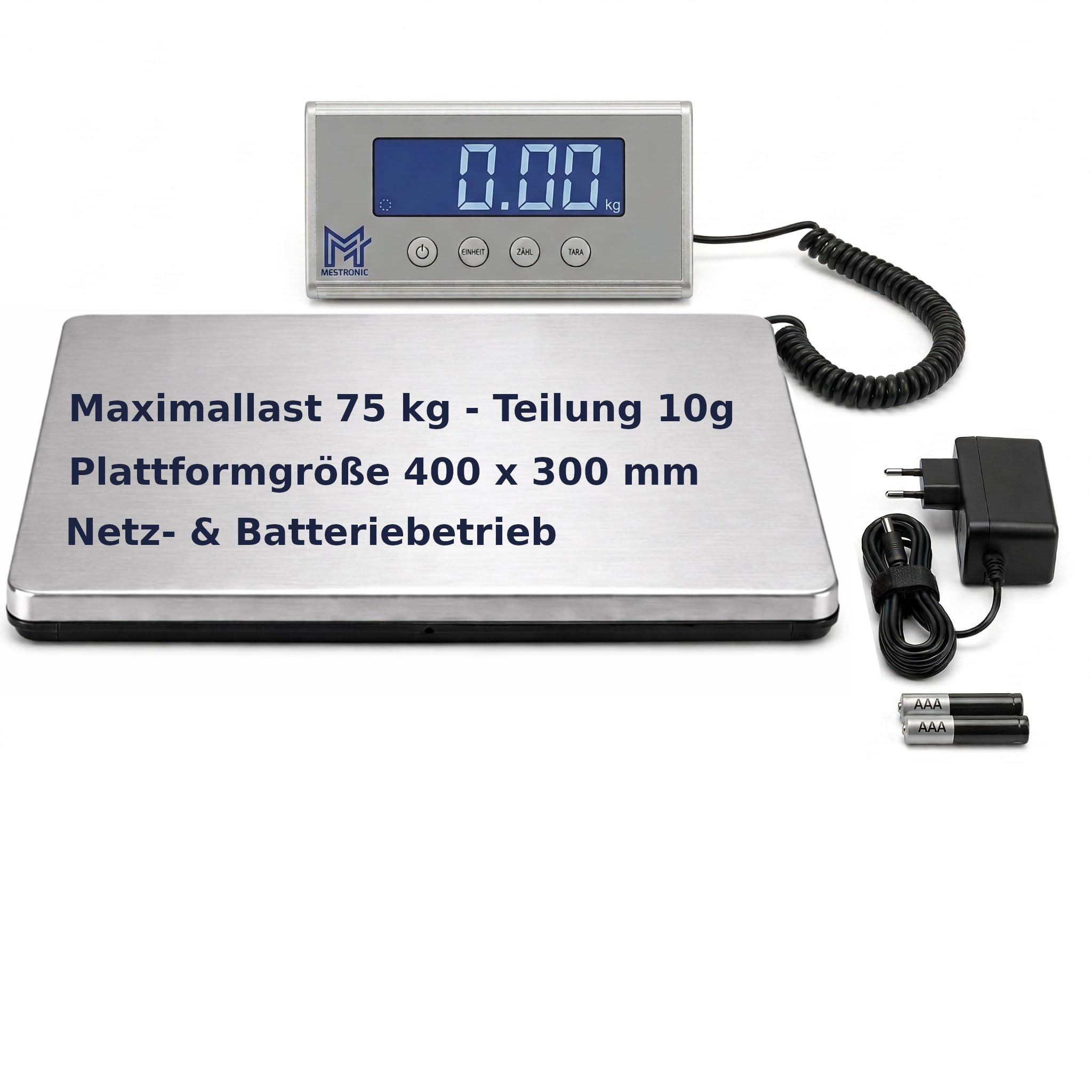 Plattformwaage SKA, max. 150 kg, 400 x 300 mm, Teilung 10 g