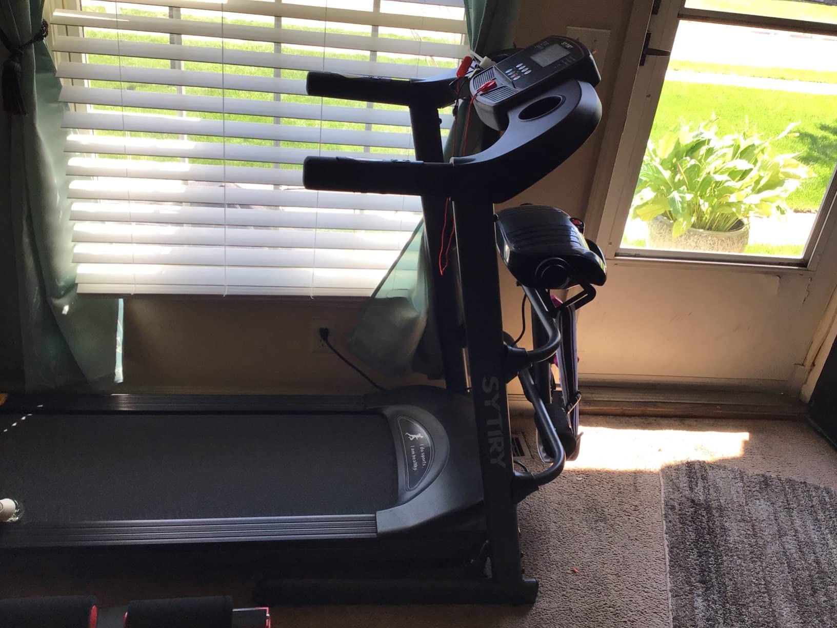 37/mo Finance SYTIRY Treadmill with Large 10" HD TV Touchscreen