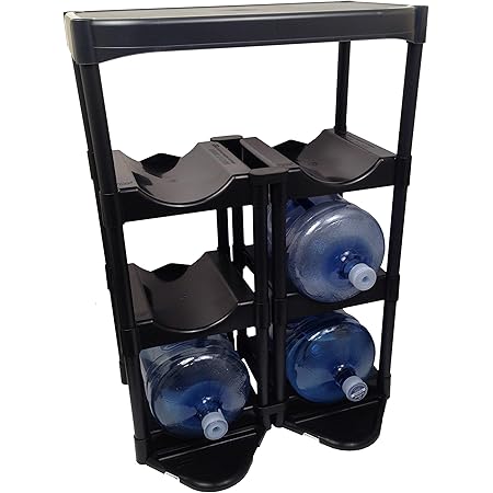 Amazon.com - Stackable Water Bottle Storage Rack Best Water Jugs 5 ...