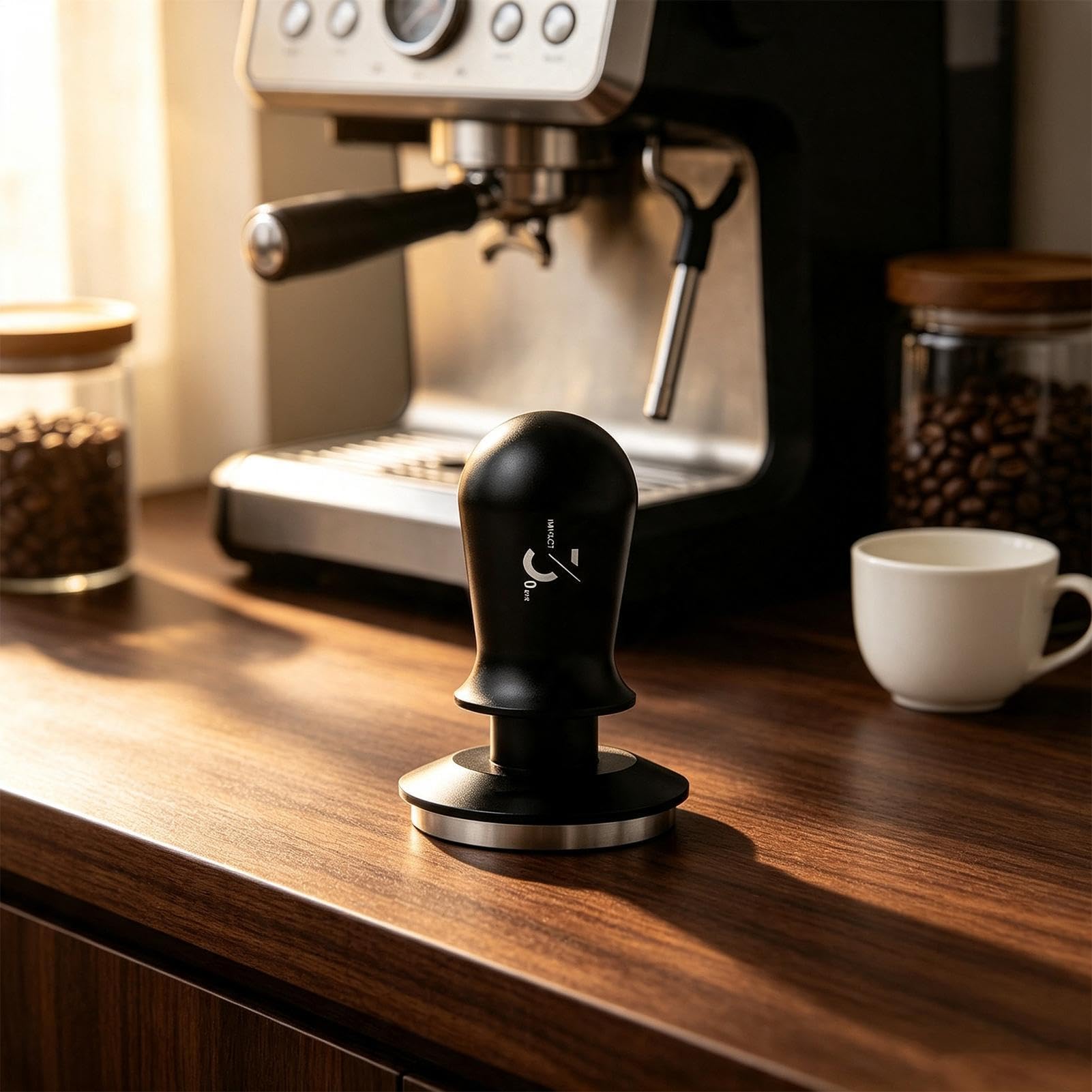 Pressino per caffè espresso in acciaio per caffè macinato