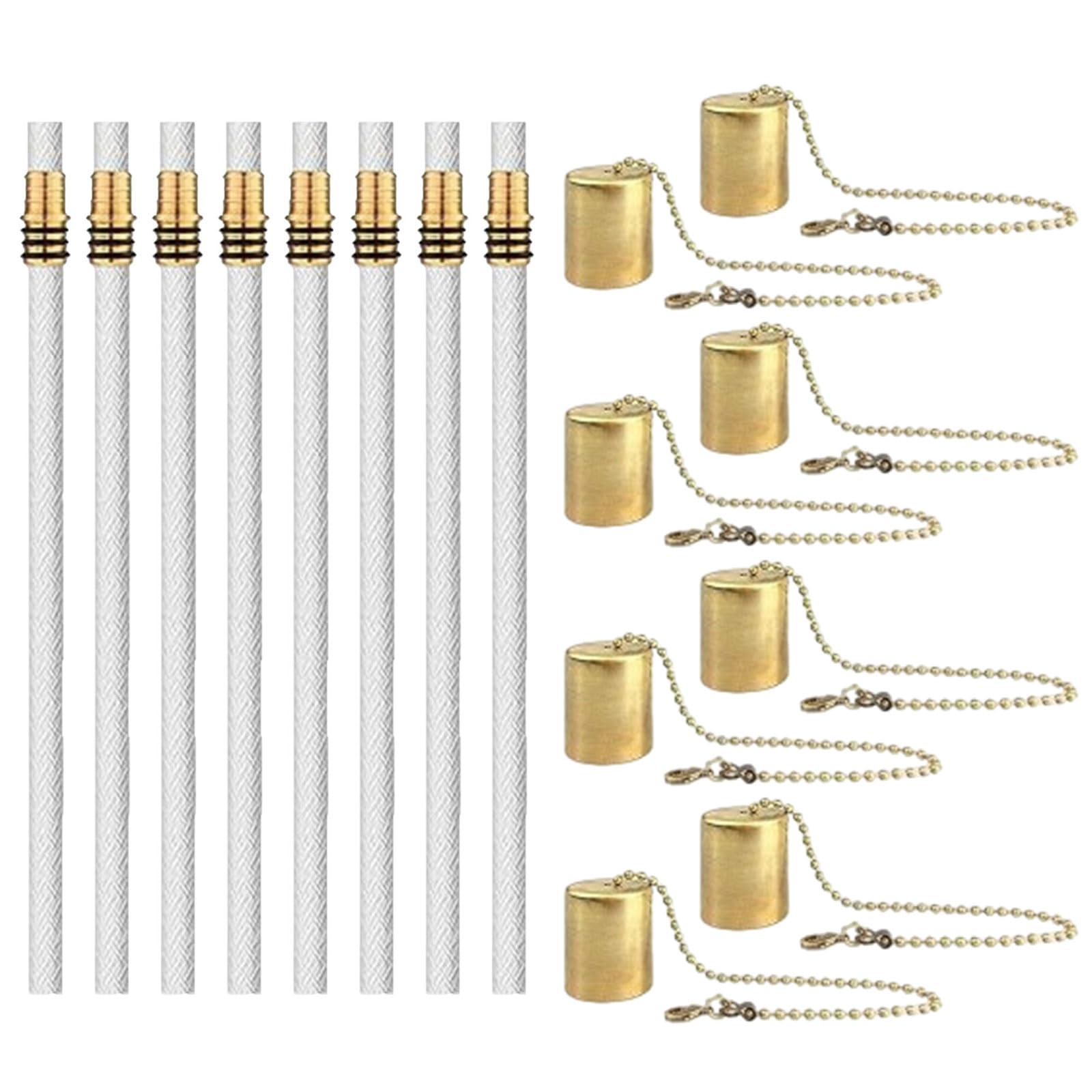 Kit de fabrication de lampe de bouteille de vin avec mèches fibre de verre