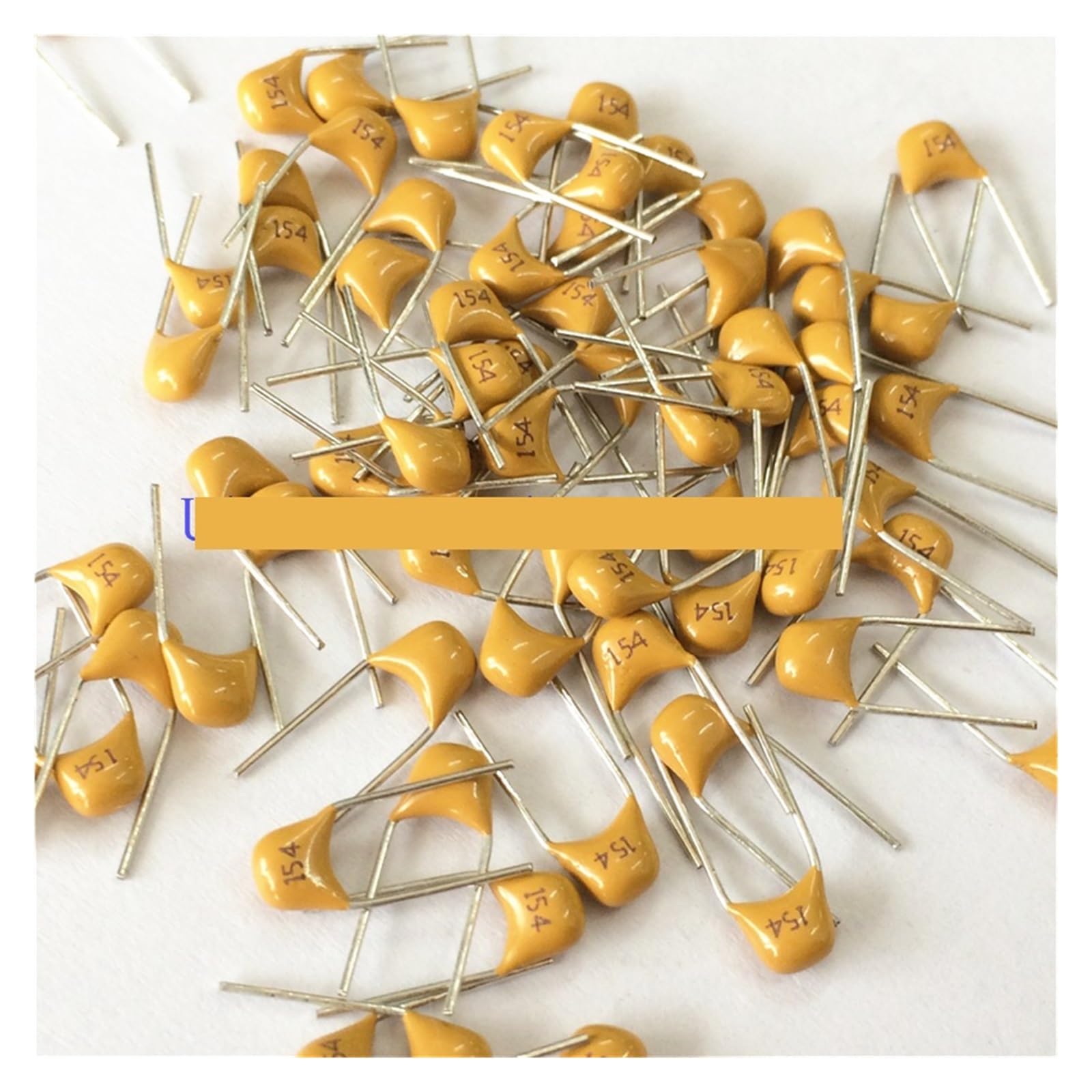 ICXLPMC 1000pcs/lot Multilayer ceramic capacitor 0.15uF 154 50V 150nF 154M P=5.08mm
