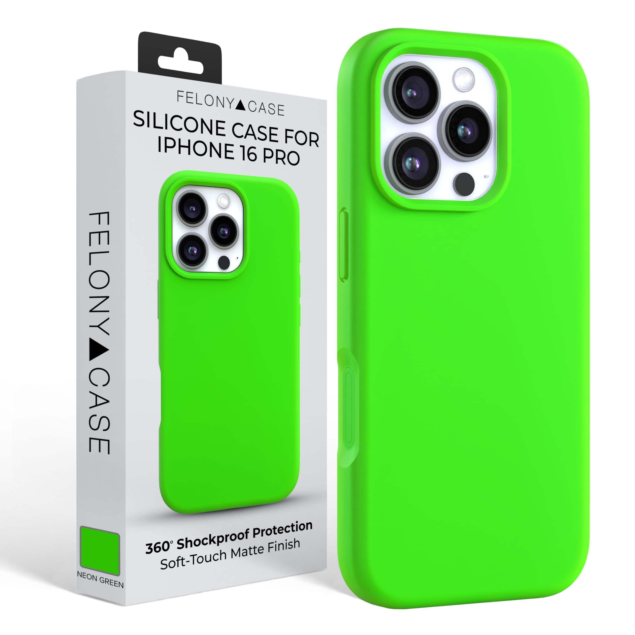 Amazon.com: FELONY CASE for iPhone 16 Pro Silicone Case, Non-Slip