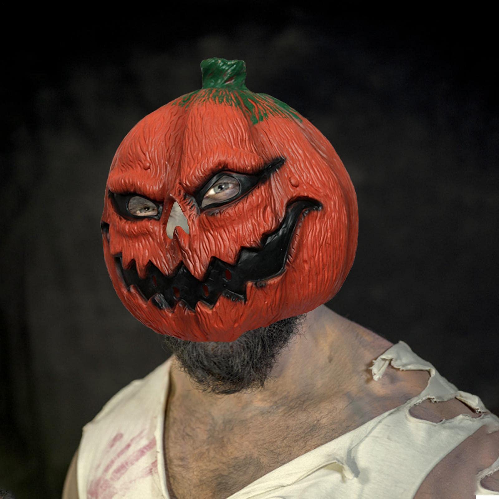 Amazon.co.jp: [KEIBIKA] PUERI かぼちゃ マスク ハロウィンマスク