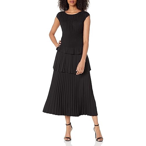 Rebecca Taylor Women's Modal Tiered Dress