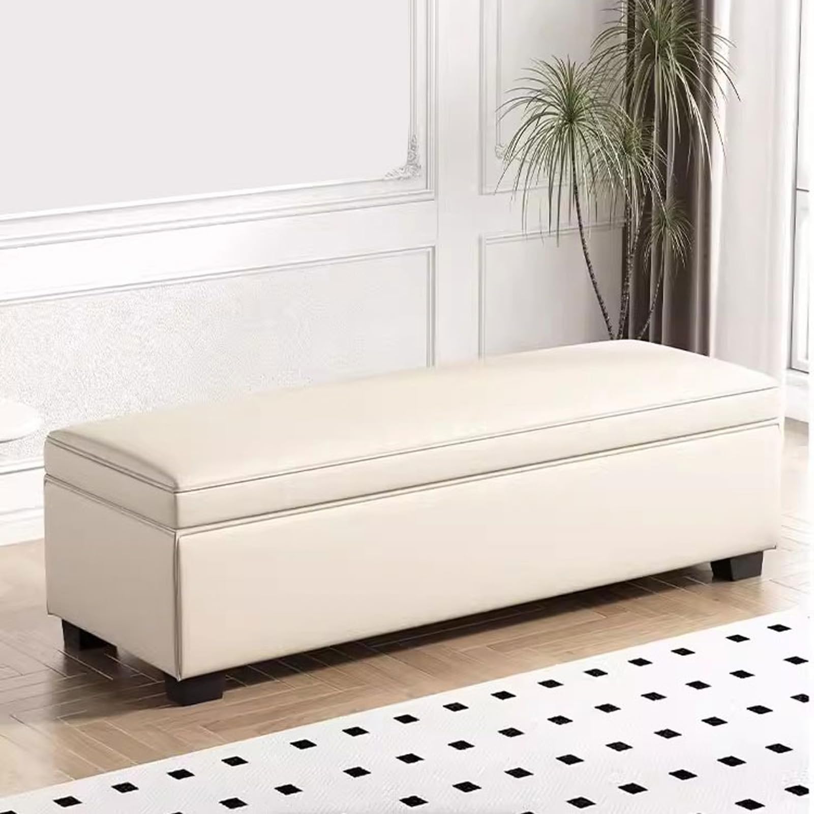 Repose-pieds Slish et banc rembourré multifonction avec rangement pour votre maison