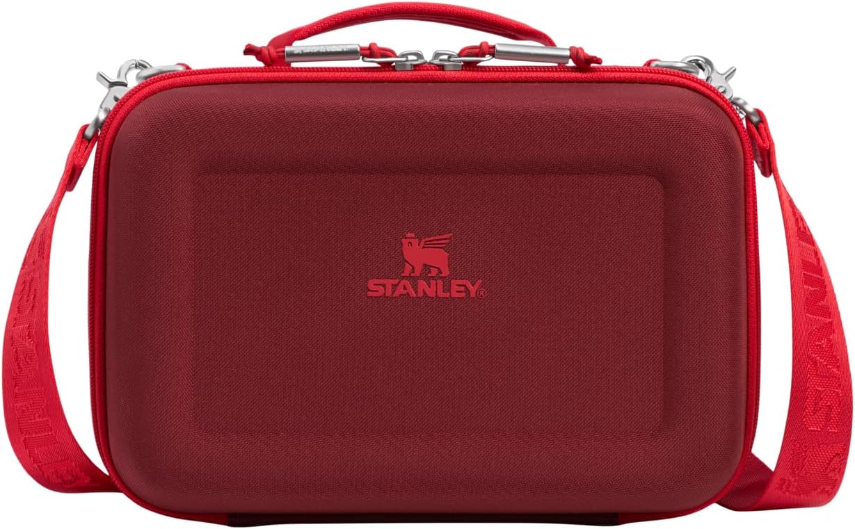 STANLEY All Day Mini Lunch Box | 4.2-quart | EVA Insulated Lunch Bag | Crush Resistant | Adjustable Strap | BPA-Free | Cranberry
