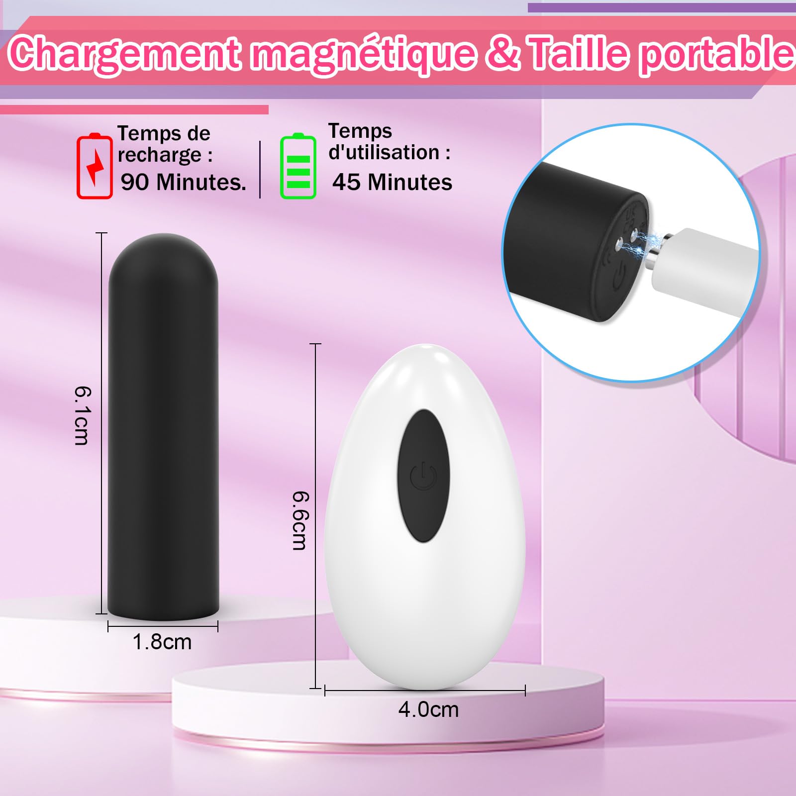 Vibromasseur Sex Toýs Femme Couple - Culottes Vibromasseurs Feminin Clitoridien Puissant Sex Toys Oeuf Vibrant Sextoy à Distance, Vibrateur Culotte Sextoyse Femme Silencieux Connectée Vibro Sextoys