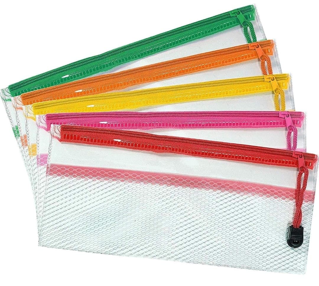 See full amazon price history chart for TOYSFAST (Pack of 6) Kit Pouch, Transparent Zippered Pencil Pen Stationery Case Travel Document Holder Bag Cosmetics Pouch (Both for Girls and Boys)(A355) TOYSFAST (Pack of 6) Kit Pouch, Transparent Zippered Pencil Pen Stationery Case Travel Document Holder Bag Cosmetics Pouch (Both for Girls and Boys)(A355) (B0DFW99VJ9) Amazon Price History, Amazon Price Tracker