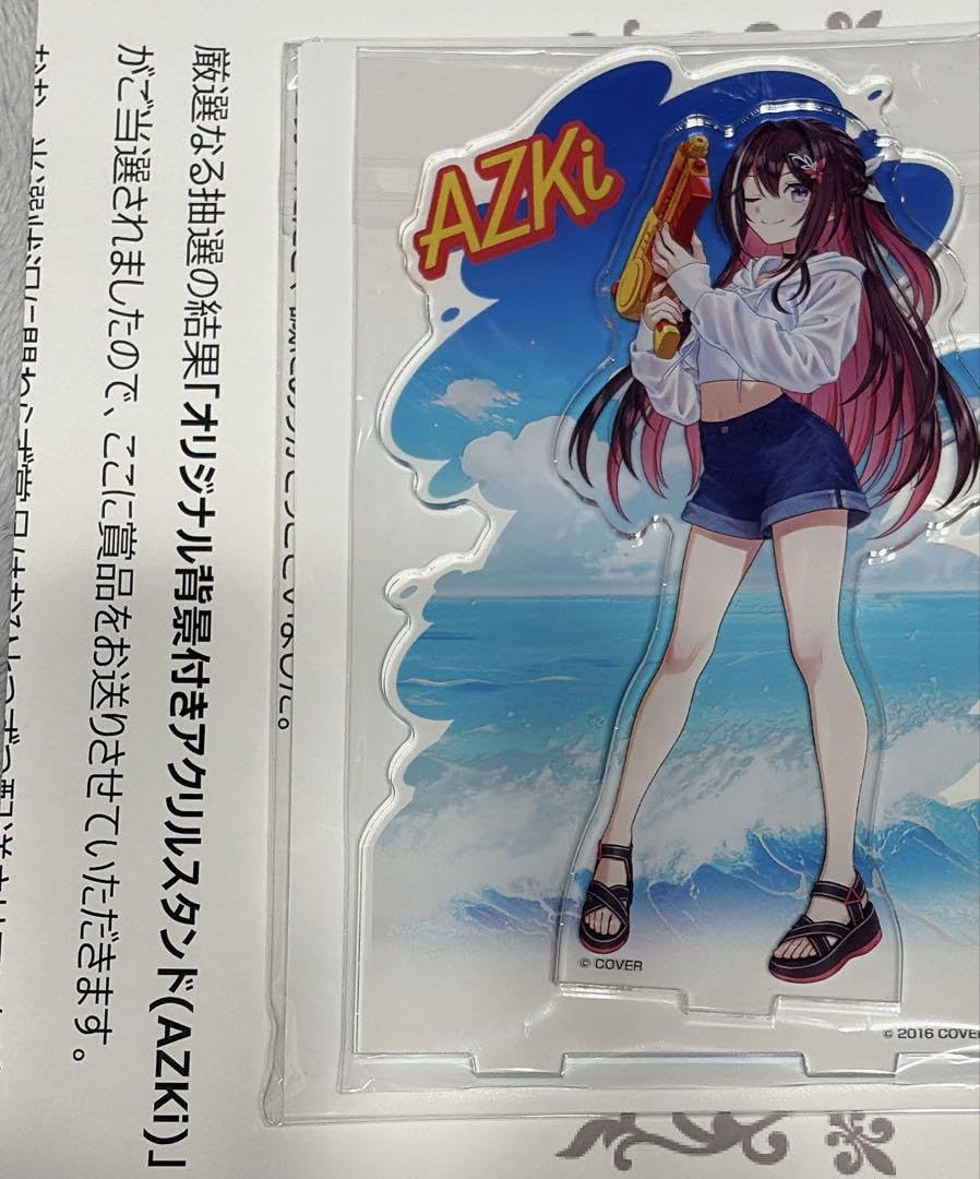 Amazon.co.jp: AZKi ドデカミン オリジナル背景付きアクリル