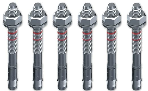 Befestigungstechnik Gramsch – M8 x75mm - 10 Stück/Schwerlastanker OPTION 7 Bolzenanker ver