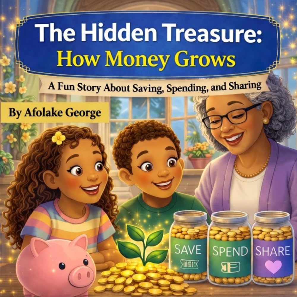 The Hidden Treasure: How money Grows: A Fun Story About Saving, Spending, and Sharing