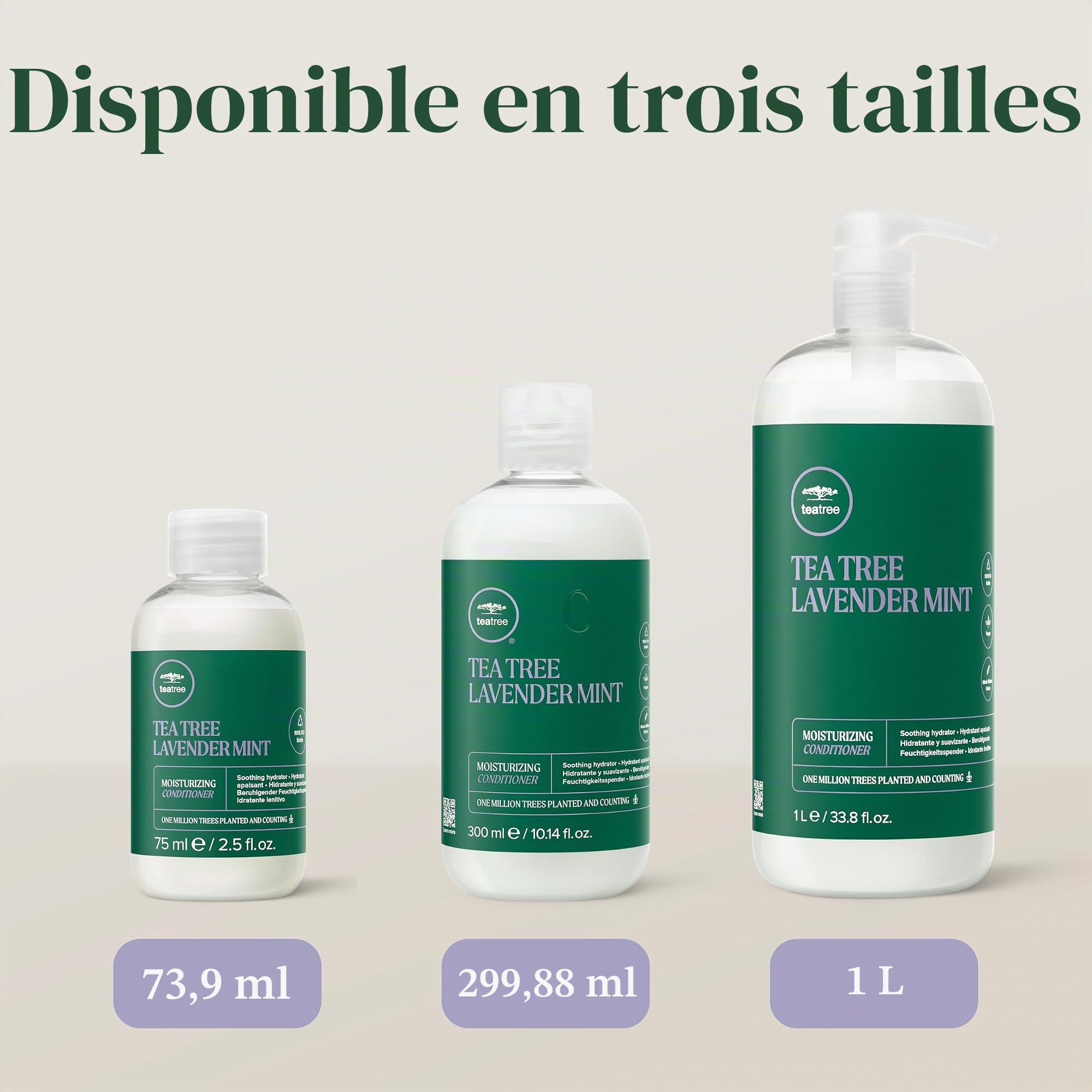 Paul Mitchell Après-shampoing hydratant Tea Tree Lavande Menthe 1000 ml