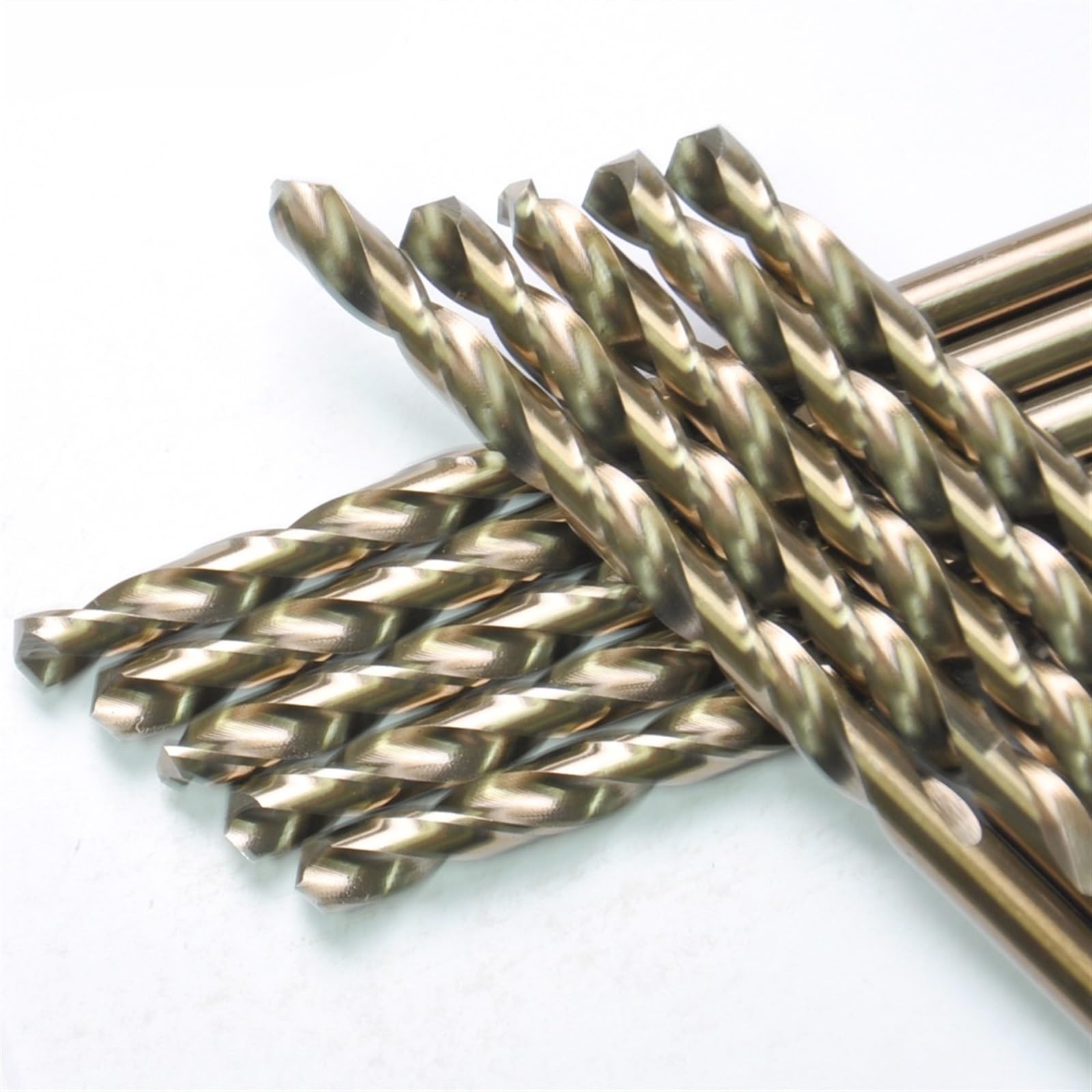 Juego de 10 brocas de cobalto M35 de 1,0 a 7 mm, juego de herramientas de perforación HSSCO for taladrar en acero duro, hierro fundido y acero inoxidable(2mm)