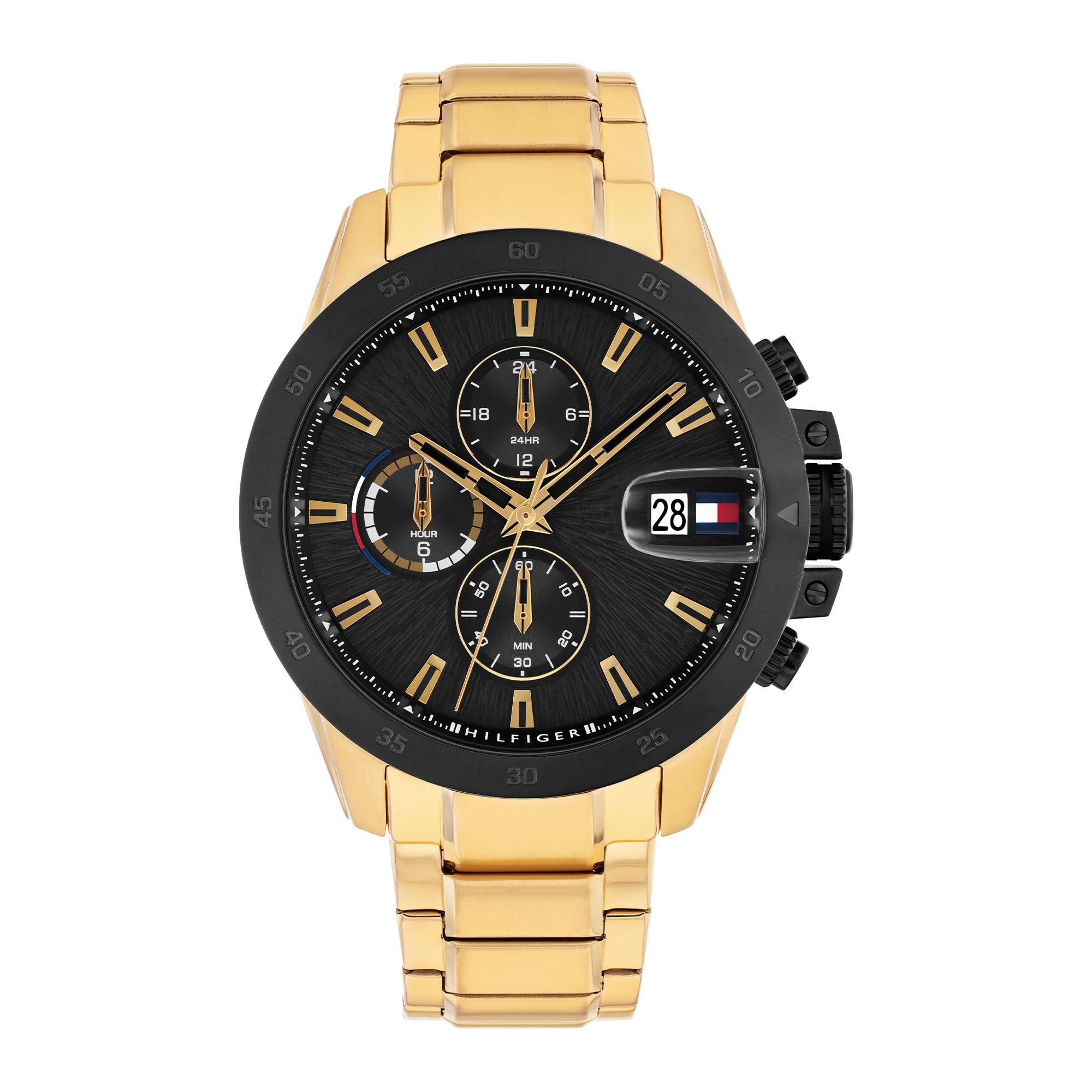 House of Watches - Tommy Hilfiger Mens Jameson Gold Chronograph Watch 1792199