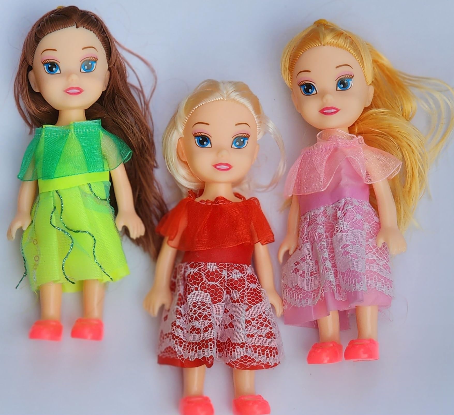 Cri8Hub Dolls for Girls - Realistic Pretty Sister Dolls for Kids Girls, Cute Doll for Girls, Cute Baby Doll for Kids, Dolls with Fancy Dress for Girls (Pack of 3 Pcs) (B0D1CSX7P8) Amazon Price History, Amazon Price Tracker