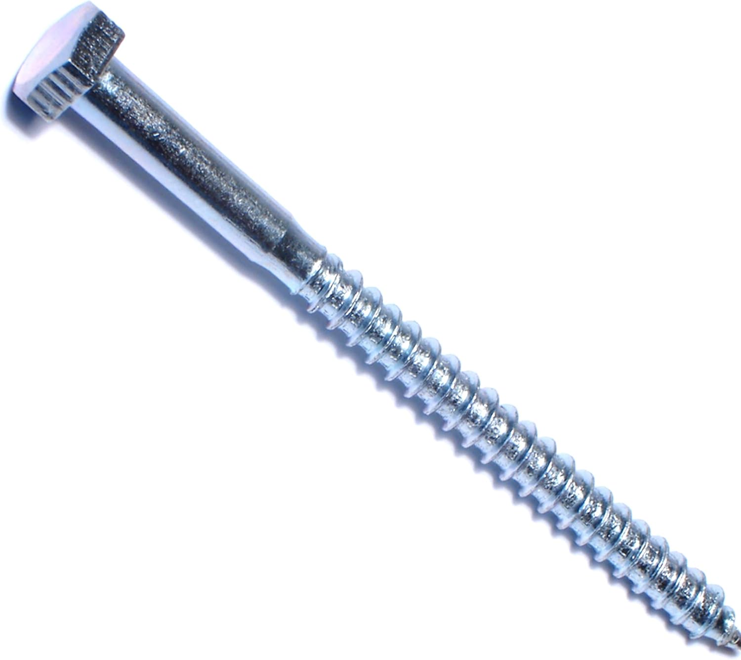 Hard-to-Find Fastener 014973259648 Midwest Lag Bolt, 1/4 in X 3-1/2 in, Zinc Plated