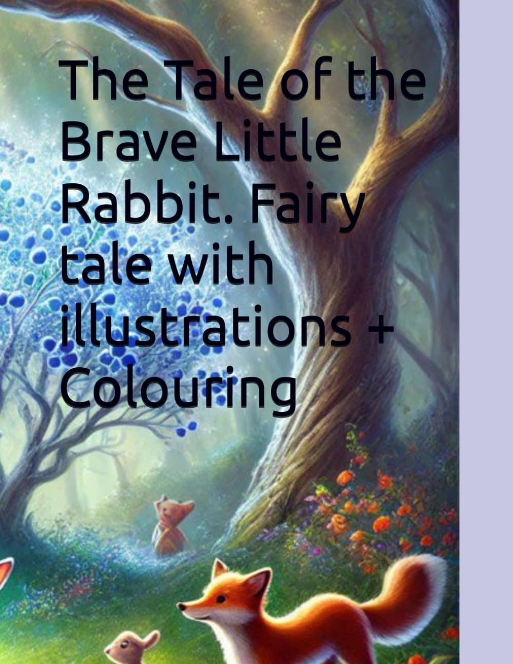 The Tale of the Brave Little Rabbit. Fairy tale with illustrations + Colouring