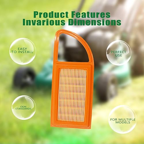 Miniatura 6 de YSMN Paquete de 5 filtros de aire 4282 141 0300 de repuesto para sopladores de mochila Stihl BR500 BR550 BR600