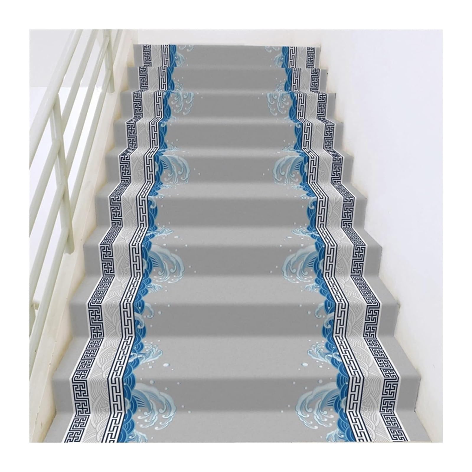 Alfombra para peldaños en el hogar: alfombrillas autoadhesivas decorativas y seguras
