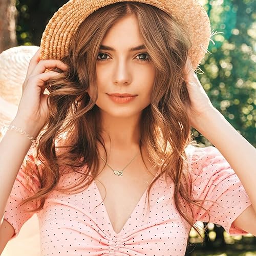 Miniatura 6 de Initial Necklaces for Women Teen Girl Gifts Trendy Stuff 14K Gold Plated Heart Initial Necklace Dainty Letter Heart Pendant Necklace Christmas Gift