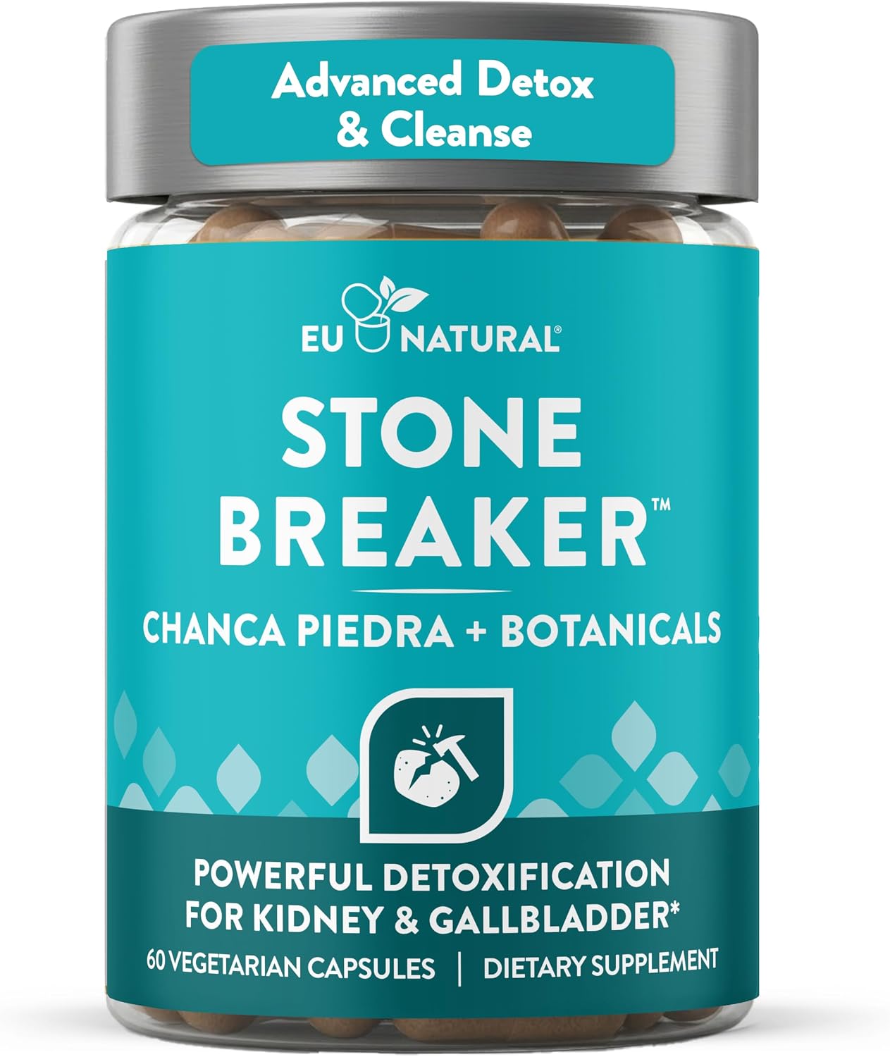 Chanca Piedra Stone Breaker - The Original Stone Breaking Formula with Celery Seed & Parsley - Supports Kidney, Gallbladder & Urinary Tract Cleansing to Help Flush Impurities - 60 Vegetarian Capsules