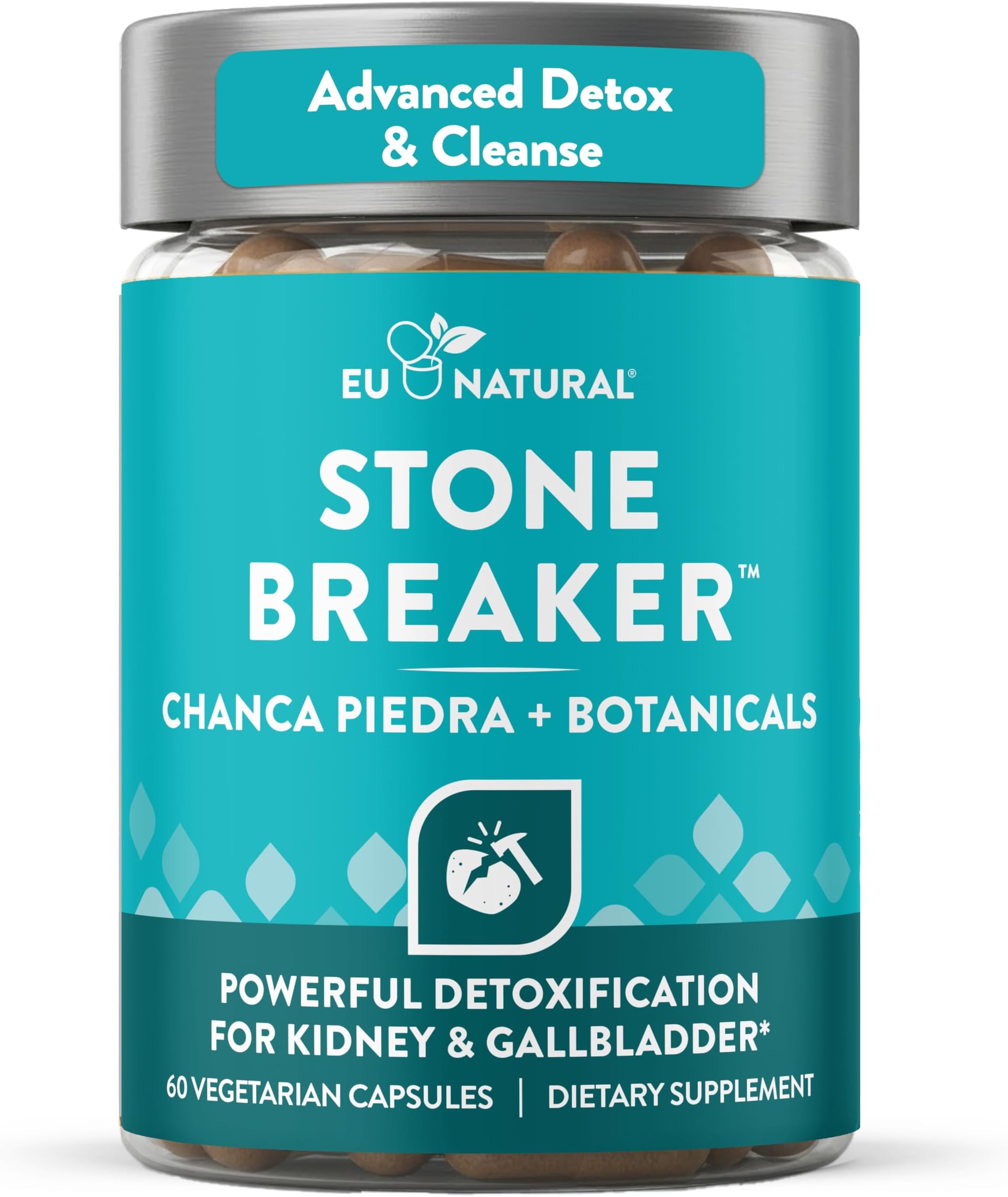 Chanca Piedra Stone Breaker - The Original Stone Breaking Formula with Celery Seed & Parsley - Supports Kidney, Gallbladder & Urinary Tract Cleansing to Help Flush Impurities - 60 Vegetarian Capsules