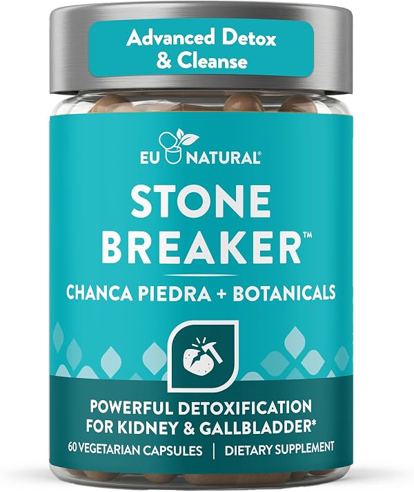 Chanca Piedra Stone Breaker - The Original Stone Breaking Formula with Celery Seed & Parsley - Supports Kidney, Gallbladder & Urinary Tract Cleansing to Help Flush Impurities - 60 Vegetarian Capsules
