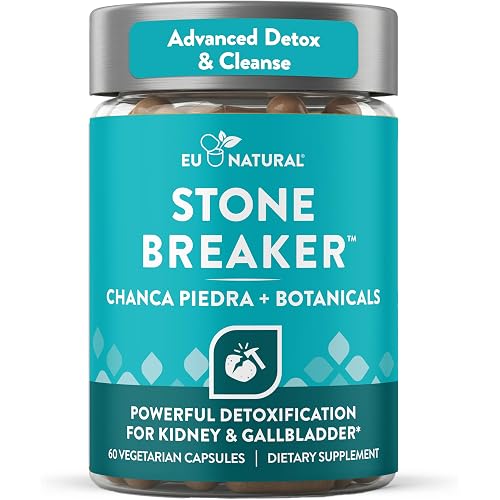 Chanca Piedra Stone Breaker - The Original Stone Breaking Formula with Celery Seed & Parsley - Supports Kidney, Gallbladder & Urinary Tract Cleansing to Help Flush Impurities - 60 Vegetarian Capsules