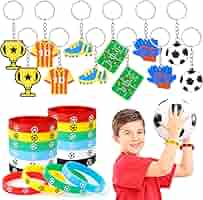 Set 48 Pezzi Matite E Gomme A Tema Calcio - Per Bambini, Compleanni, Festive A Tema Sportivo - Foto 7