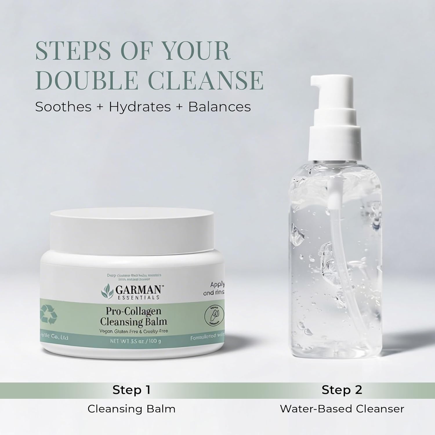 Pro-Collagen Cleansing Balm Makeup Remover – Oil to Milk Clean Rinse Formula for Waterproof Makeup & Sunscreen – Gentle Green Tea Facial Cleanser – Double Cleanse Essential – 3.5 oz