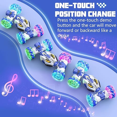 Miniatura 4 de Autos de acrobacias RC con detección de gestos - Juguetes para niños y niñas de 6 a 12 años  El mejor regalo para niños de 6 a 12 años  Coche