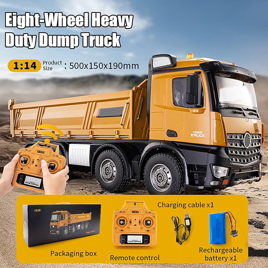その他 Rc dump Amazon.com: 20-Inch Remote Control Dump Truck 12-Channels 1