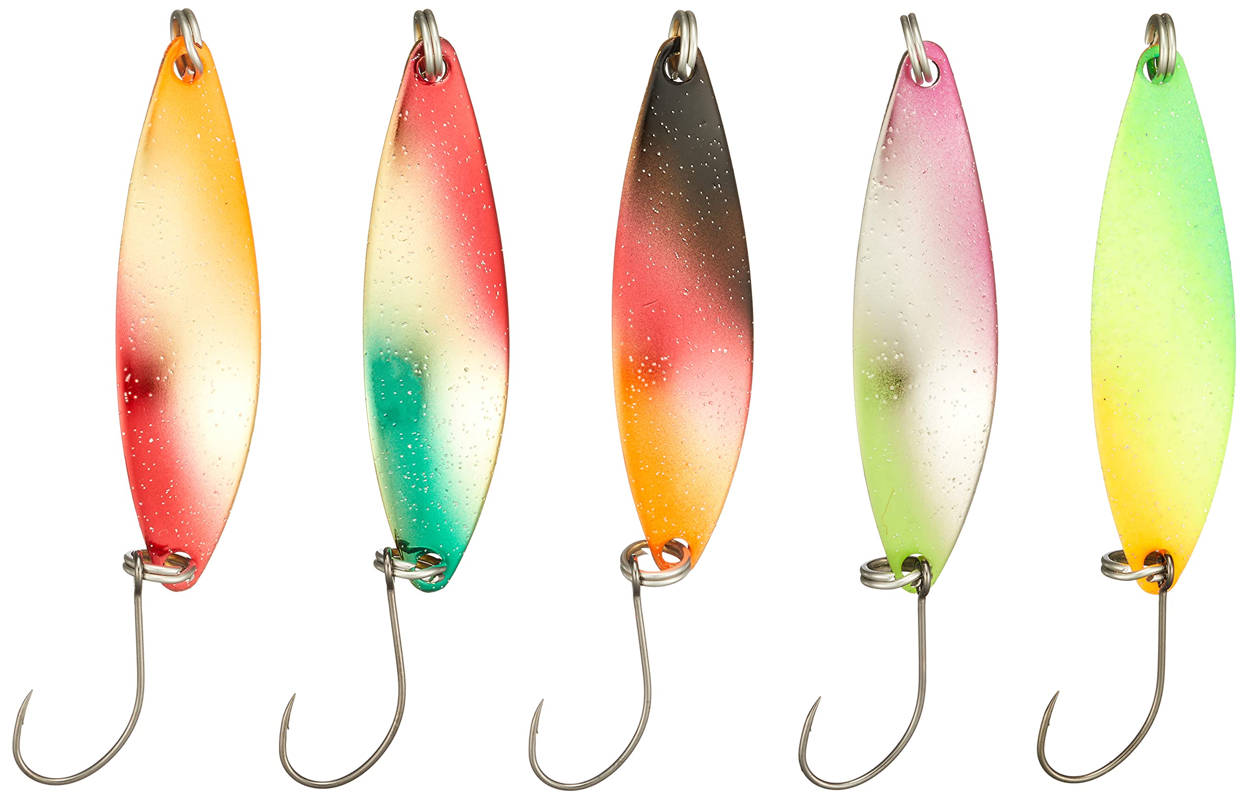 SHIMOTSUKE Lures, Tratta Stream Plated, 0.2 oz (5 g), Set of 5, Spoon