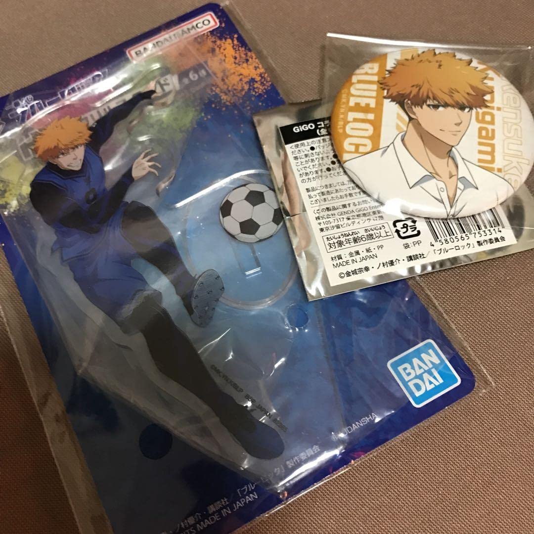 ブルーロック 國神 錬介 GIGO コラボカフェ 缶バッジ