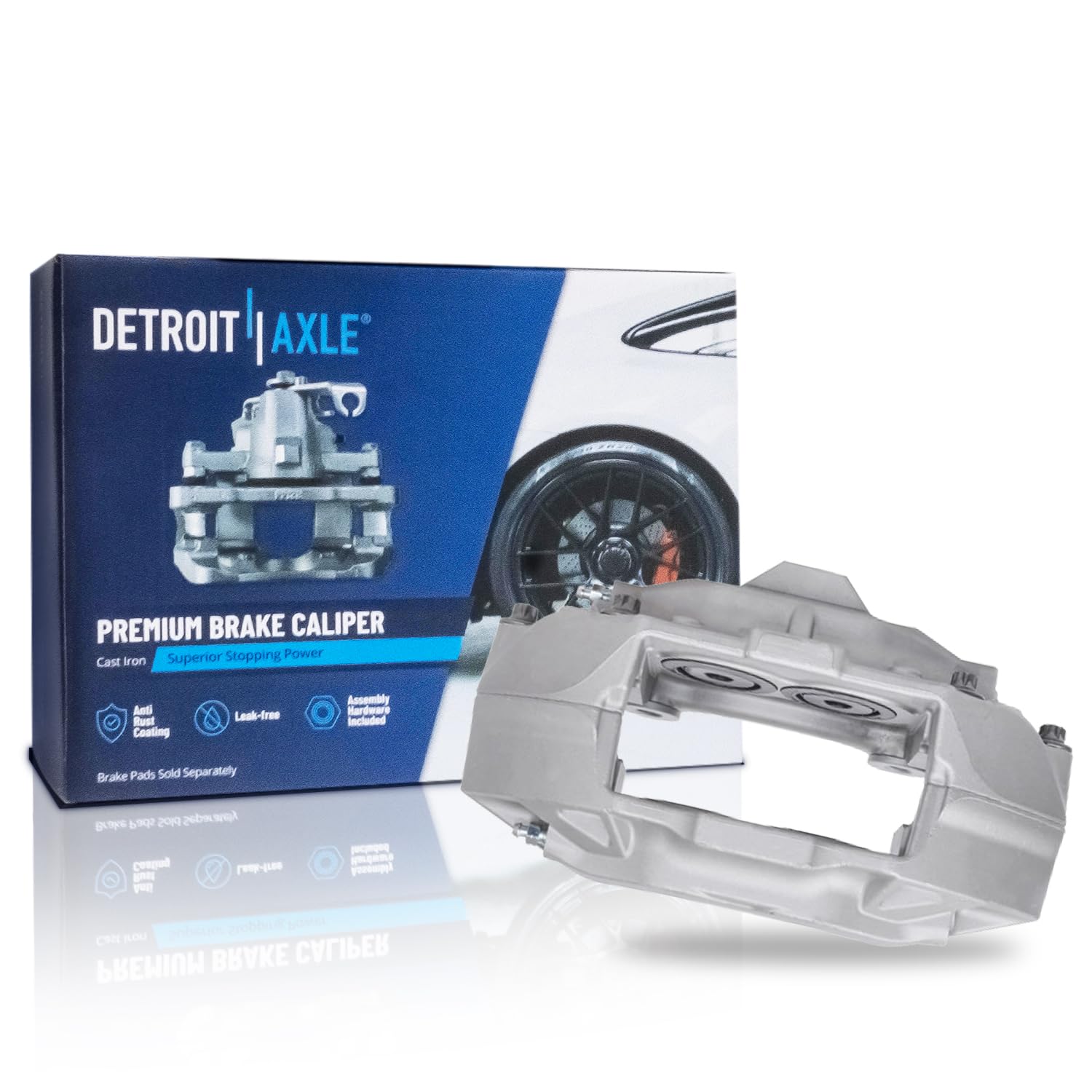 Detroit Axle - Front Left Brake Caliper for 2013-2019 Cadillac ATS CTS