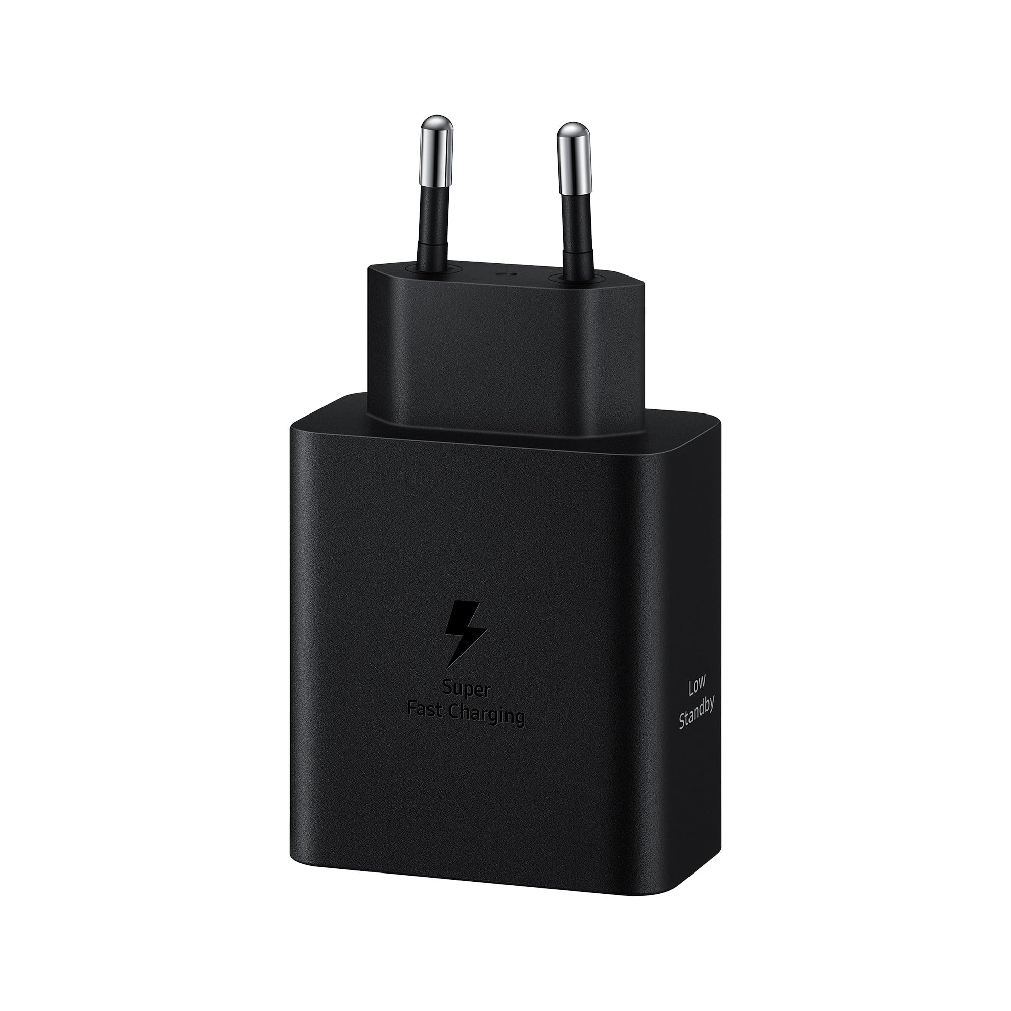 Samsung EP-T5020 Caricabatterie originale 50W Super Fast Charging, 2 porte USB Type-C, (con cavo), Nero