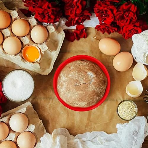 Miniatura 4 de KWAGOCAR 3 moldes redondos de silicona para tartas, moldes de silicona para hornear, de liberación rápida, sartenes de cocina, antiadherentes,